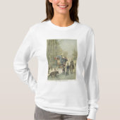 Telling van reizigers in Frankrijk T-shirt (Voorkant)