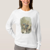 Telling van reizigers in Frankrijk T-shirt (Voorkant)