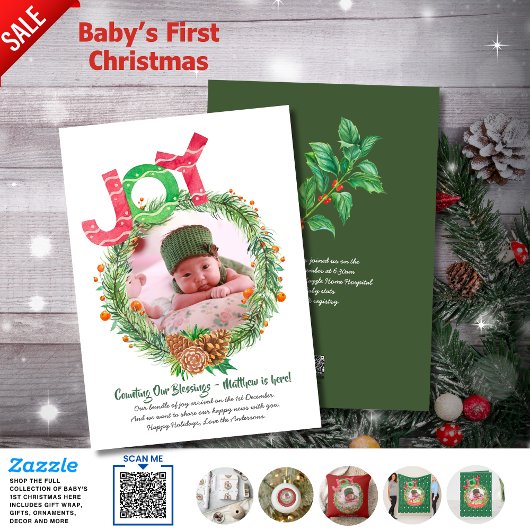 Telling Zegeningen Geboorte Aankondiging Kerstmis