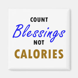 Telling zonder calorieën Magnet