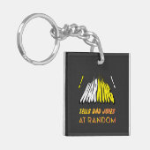 Tells Dad Jokes At Random Sleutelhanger (Voorkant Links)