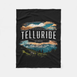 Telluride Bergen Colorado Wandelen Buiten Vinta Fleece Deken