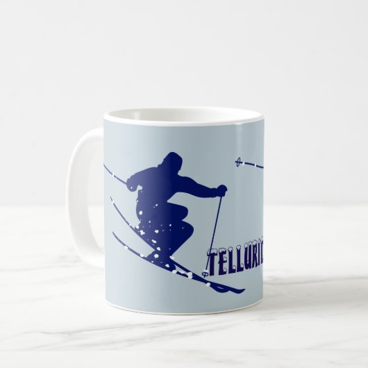 Telluride Blue Skier Mok (Voorkant links)