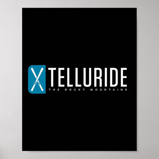 Telluride Colorado Berg Ski Poster (Voorkant)