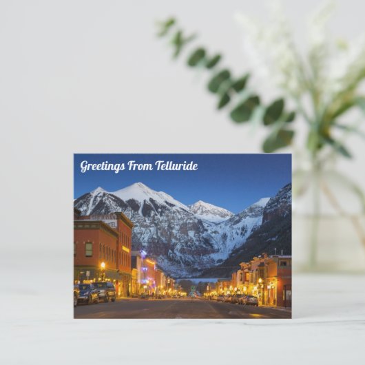 Telluride Colorado Briefkaart (Staand voorkant)