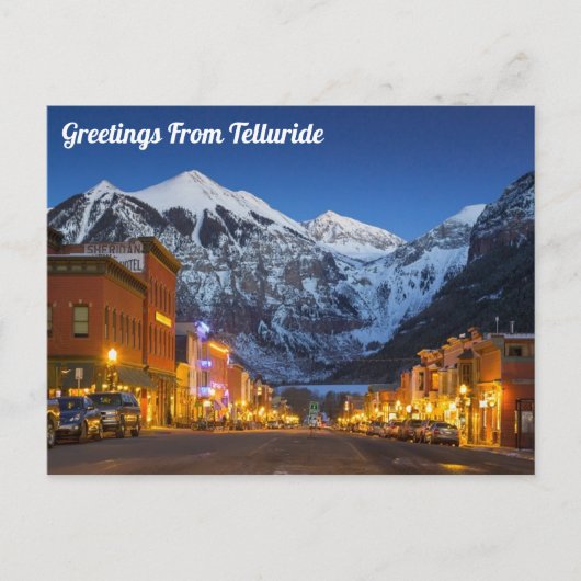 Telluride Colorado Briefkaart (Voorkant)