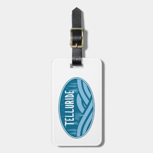 Telluride Colorado buitenshuis Bagagelabel (Voorkant verticaal)