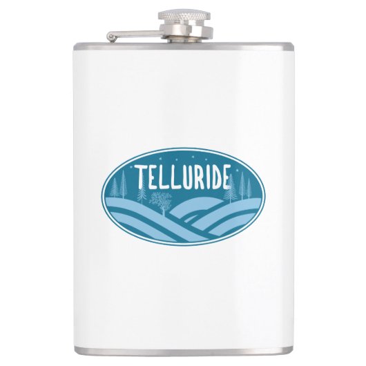 Telluride Colorado buitenshuis Heupfles (Voorkant)
