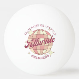 Telluride Colorado City tafeltennis Pingpongbal