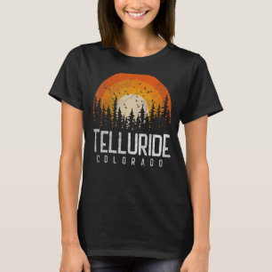 Telluride Colorado CO Retro Style  70s 80s T-shirt