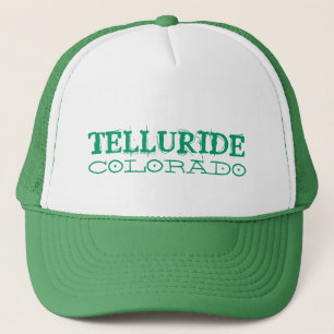 Telluride Colorado eenvoudig groen pet