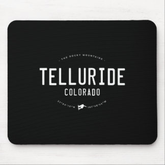 Telluride Colorado Graphic Distressed Snow Muismat