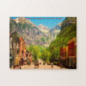 Telluride colorado kerstcadeautjes legpuzzel (Horizontaal)