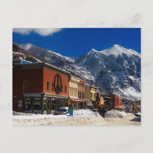 Telluride, Colorado-landschapsfoto Briefkaart (Voorkant)