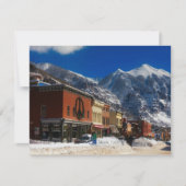 Telluride, Colorado-landschapsfoto Kaart (Voorkant)