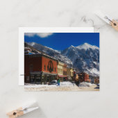 Telluride, Colorado-landschapsfoto Kaart (Voorkant / Achterkant in situ)