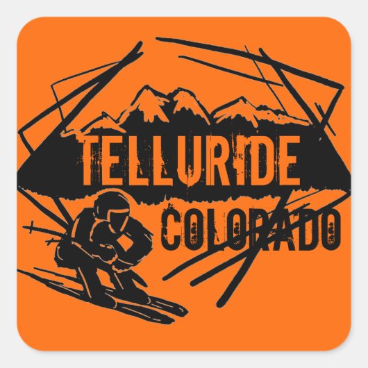 Telluride Colorado logo stickers (Voorkant)