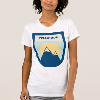 telluride colorado  moderne badge t-shirt