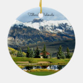 Telluride, Colorado - mooie landschapsfoto Keramisch Ornament (Achterkant)