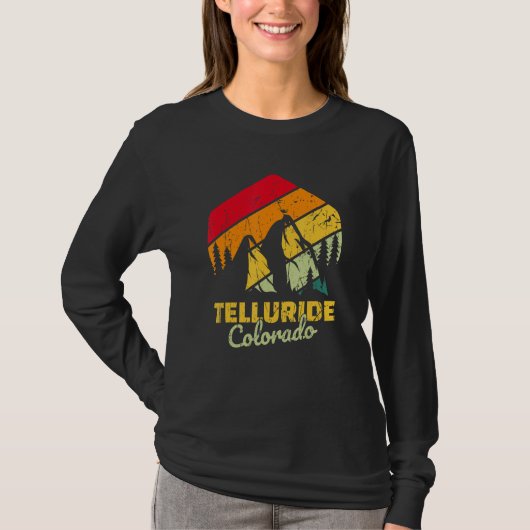Telluride Colorado Mountain Bear T-shirt (Voorkant)