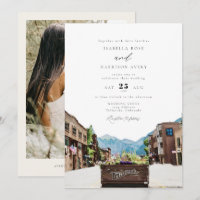 TELLURIDE Colorado Mountain Ski Travel Wedding
