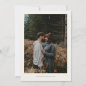 TELLURIDE Colorado Mountain Ski Travel Wedding Kaart (Achterkant)