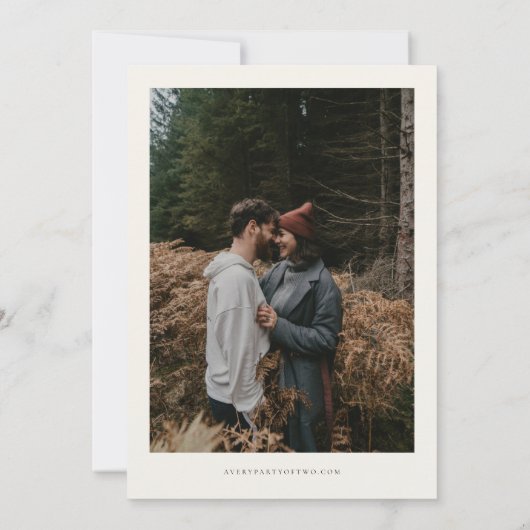 TELLURIDE Colorado Mountain Ski Travel Wedding Kaart (Achterkant)