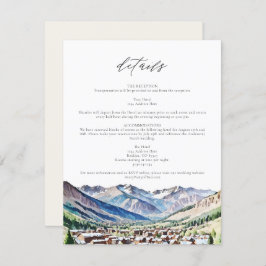 TELLURIDE COLORADO Mountain Travel Details Kaart