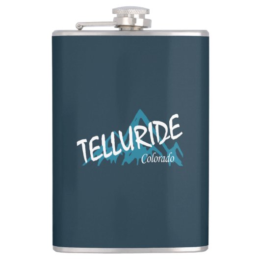 Telluride Colorado Mountains Heupfles (Voorkant)