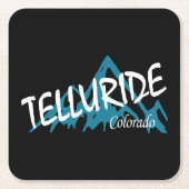 Telluride Colorado Mountains Kartonnen Onderzetters (Voorkant)