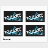 Telluride Colorado Mountains Rechthoekige Sticker (Vel)
