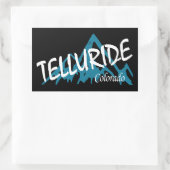 Telluride Colorado Mountains Rechthoekige Sticker (Tas)