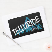 Telluride Colorado Mountains Rechthoekige Sticker (Envelop)