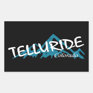 Telluride Colorado Mountains Rechthoekige Sticker