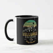 Telluride Colorado Mountains Retro Mok (Links)