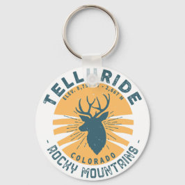 Telluride Colorado Mountains - Ski Souvenir Sleutelhanger