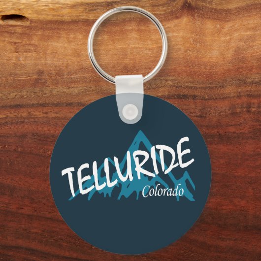 Telluride Colorado Mountains Sleutelhanger (Achterkant)
