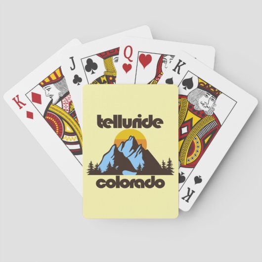 Telluride, Colorado Pokerkaarten (Achterkant)