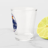 Telluride Colorado Retro Sunset Ski Souvenirs Shot Glas (Rechts)