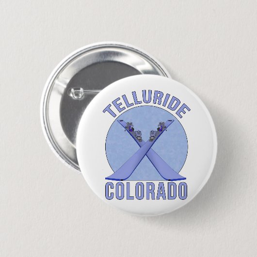 Telluride, Colorado Ronde Button 5,7 Cm (Voorkant /achterkant)