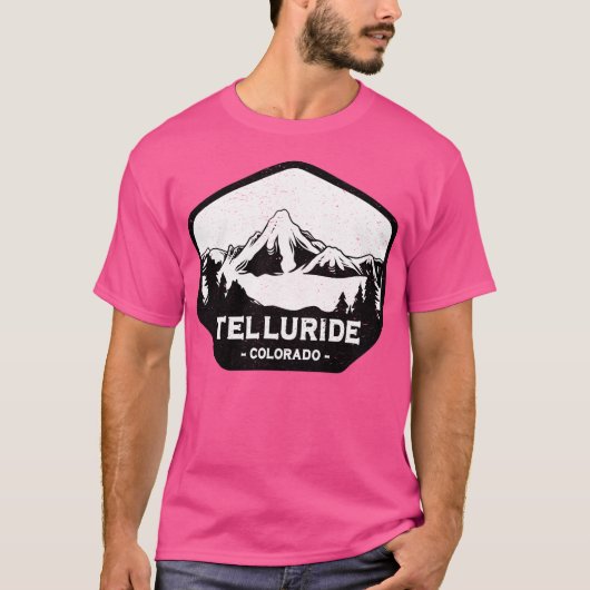 Telluride Colorado San Juan Mountains Actief T-shirt (Voorkant)