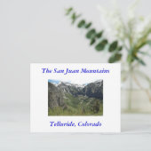 Telluride, Colorado, San Juan Mountains Briefkaart (Staand voorkant)