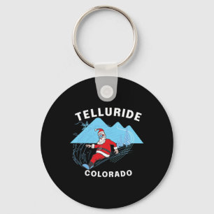 Telluride Colorado - Sinterklaas Snowboard Sleutelhanger