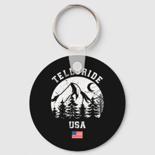 Telluride Colorado Ski Resort Alpine Skiën Amerika Sleutelhanger