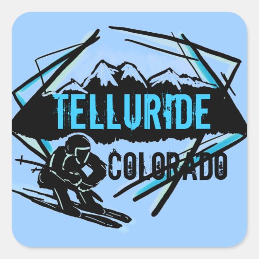 Telluride Colorado ski stickers (Voorkant)