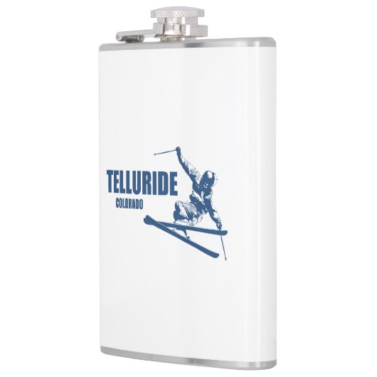 Telluride Colorado Skier Heupfles (Links)