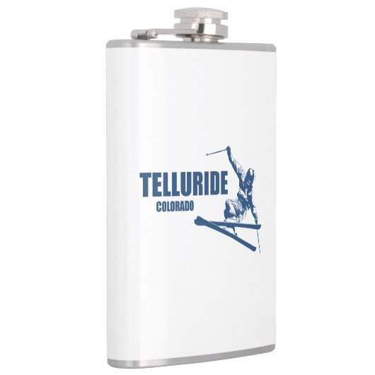 Telluride Colorado Skier Heupfles (Rechts)