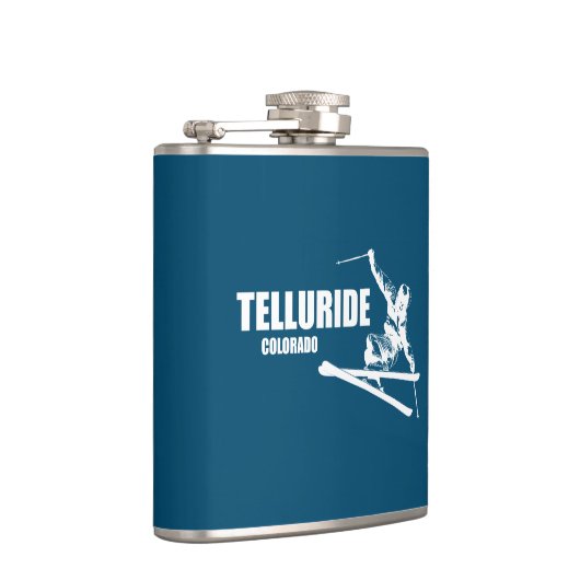 Telluride Colorado Skier Heupfles (Rechts)