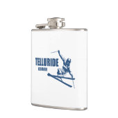 Telluride Colorado Skier Heupfles (Links)