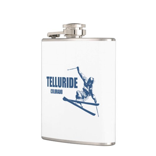 Telluride Colorado Skier Heupfles (Links)